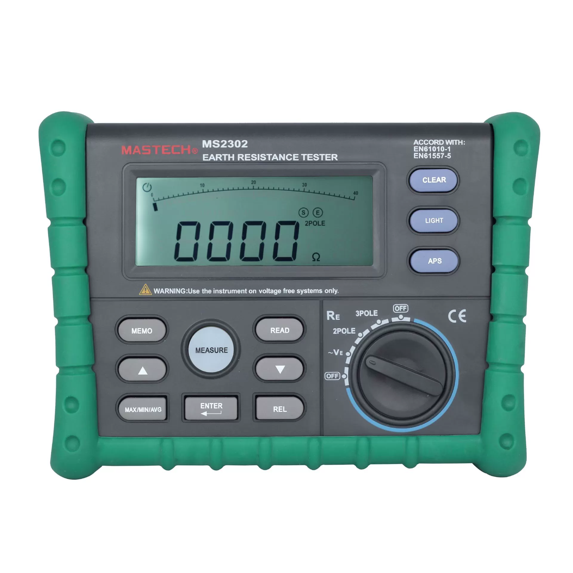 MS2302 большой сети заземления цифровой тестер сопротивления заземления два полюса метод три полюса метод