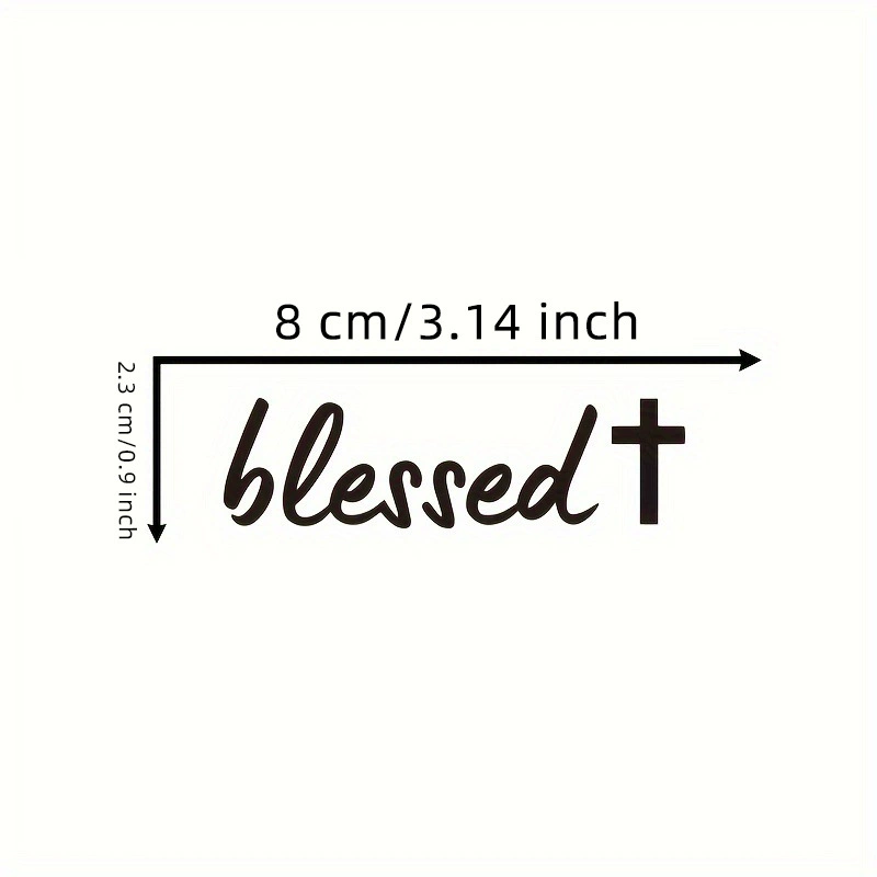 Blessed+Foreign Trade Beautiful Wish Simple Personal водонепроницаемая автомобильная наклейка на зеркало заднего вида, украшение для зеркала