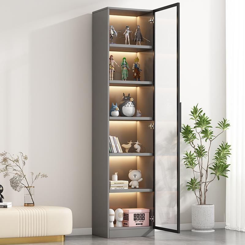 Bookcase display cabinet can move the landing integrated combination…