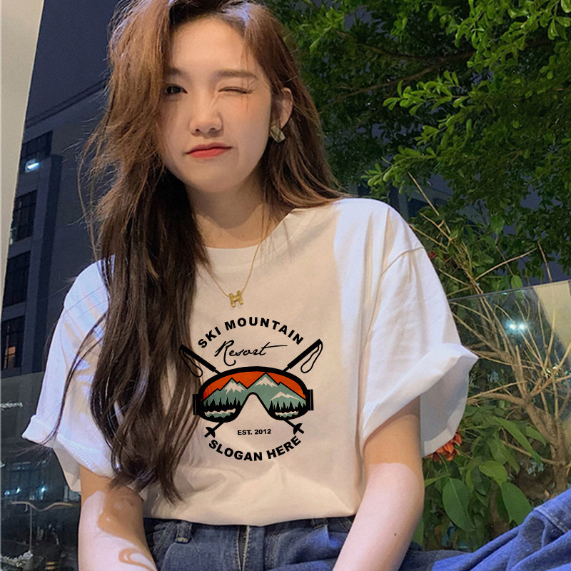 빗질된 면 스키 안경