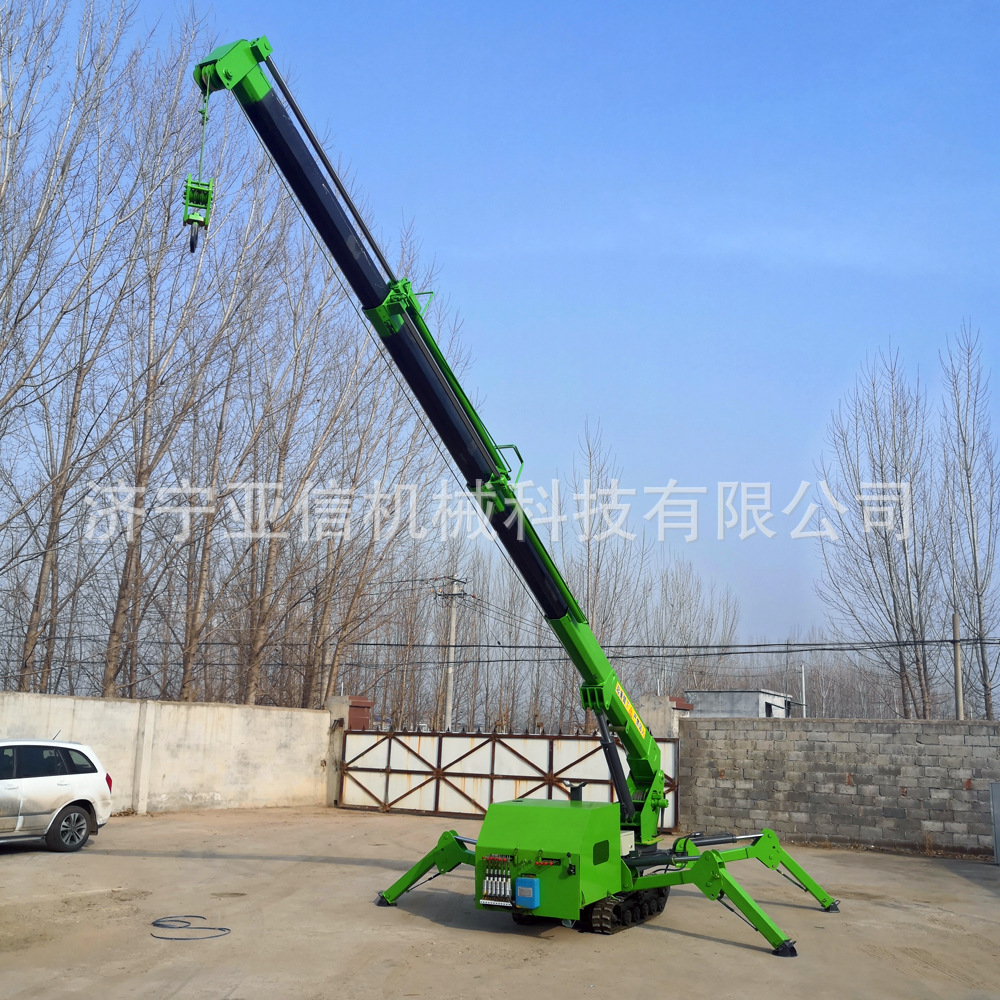 室内吊装用小型履带蜘蛛吊机 3吨液压行走蜘蛛吊车 微型蜘蛛吊