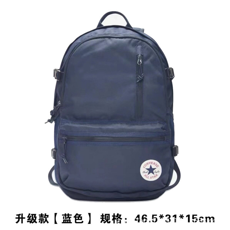(高バージョン) コンバース防水キャンバスバックパック男性と女性のためのカジュアル多用途学生旅行バックパックスクールバッグトレンディ|undefined