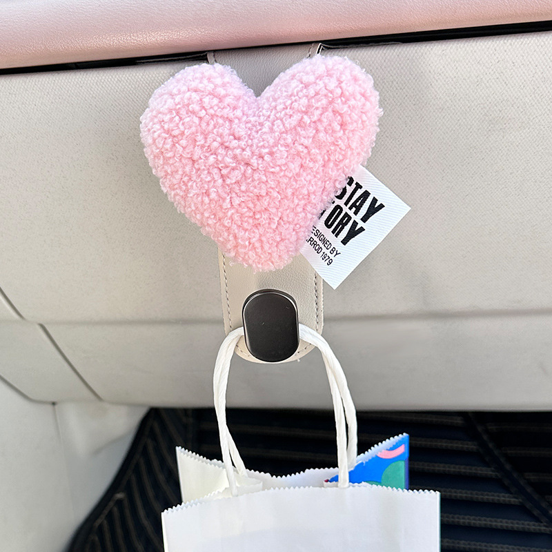 車用フック、かわいいぬいぐるみ、多機能収納フック、カー用品、粘着式副操縦士フック|undefined