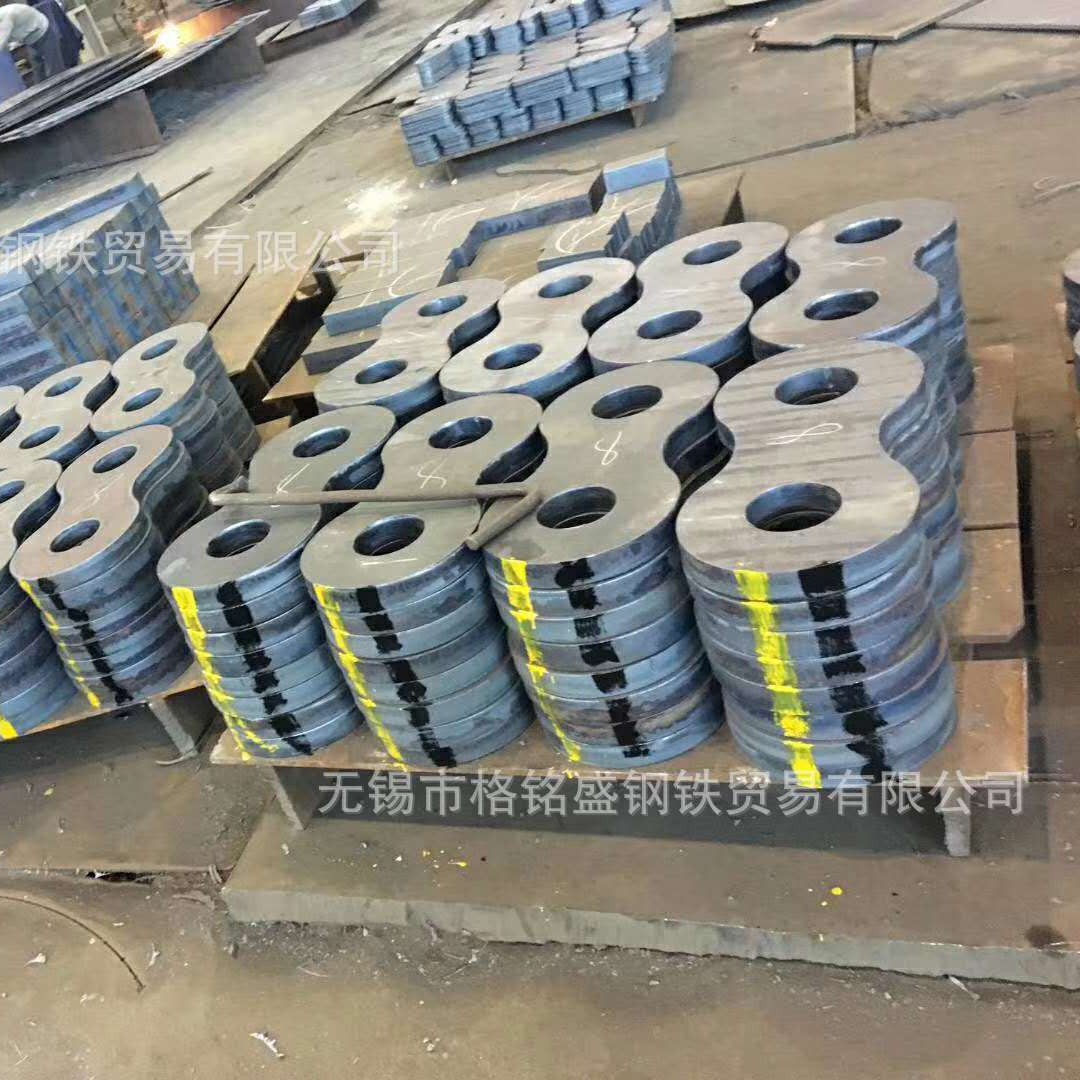 q235b钢板切割 q235b铁板 30mm厚度铺地钢板Q235 激光切割 打孔