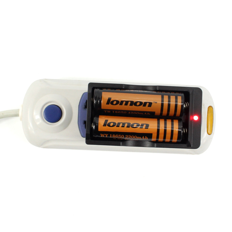 Rumen brillante asiento cargador de doble ranura 18650 asientos carga fábrica de baterías de litio al por mayor pin oculto estándar nacional