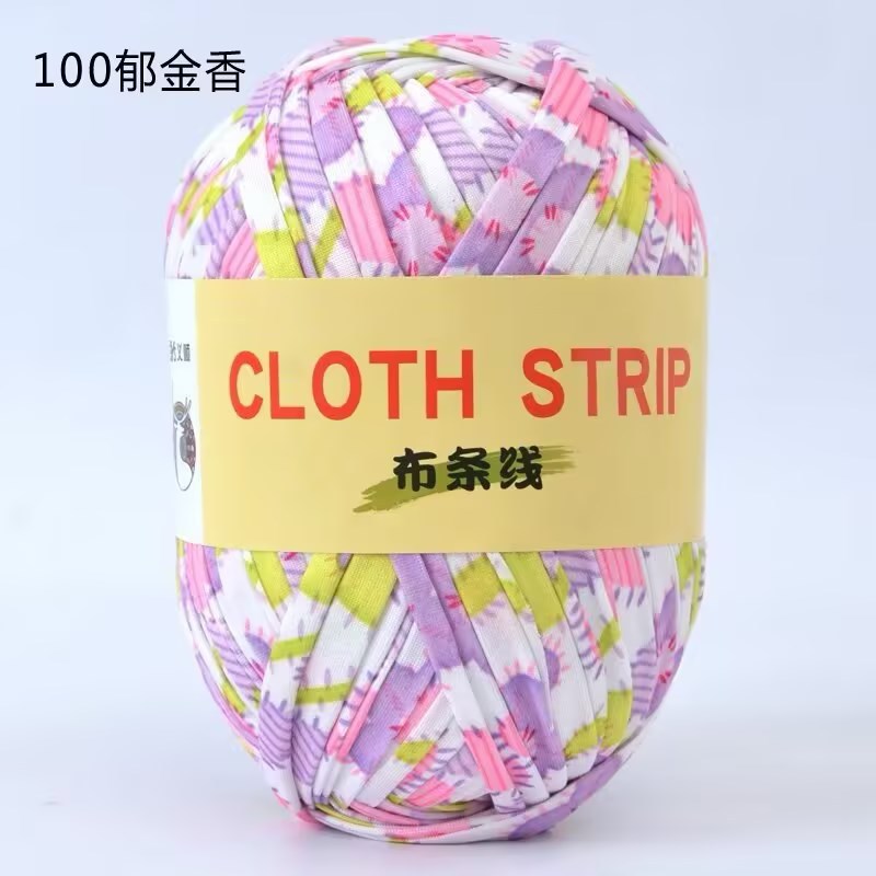 Gran gancho de línea de tela muñeca zapatillas de almacenamiento cesto cojín manta ganchillo DIY material casero tela gruesa trenzado