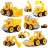 Yellow constructor, engineering vehicle