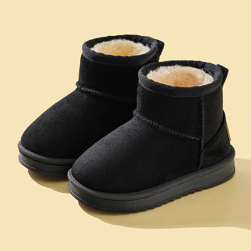Botas de nieve para niños 2025 invierno nuevo tipo de zapatos de algodón para niñas calentamiento zapatos de niñas zapatos de algodón de nieve para niñas zapatos de lana