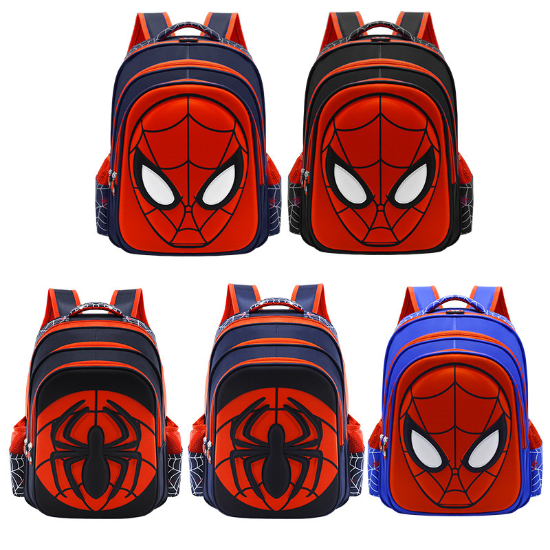 New generation of Europe and the United States cross-border Primary School students eva bag Spider-Man waterproof children's kindergarten backpack New generation of Europe and the United States cross-border Primary School students eva bag Spider-Man waterproof children's kindergarten backpack