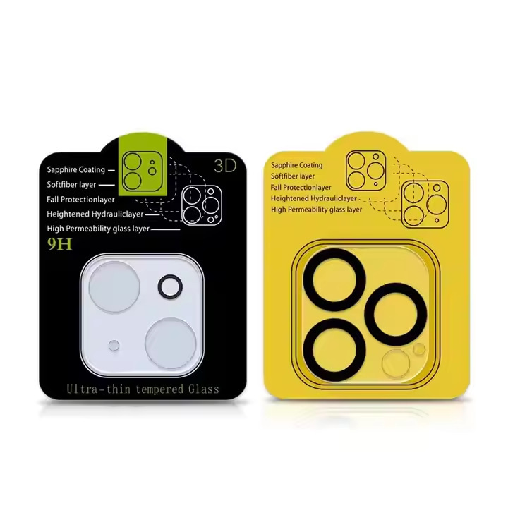 3D Silk Screen Tempered Glass Apple Mobile Phone Film Camera Lens Suitable for Iphone17Promax Camera Protection