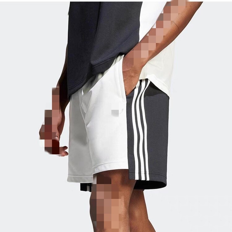 Sports Casual Shorts for Men, New Summer Style, Three Stripes, Cotton, Breathable, Fitness Running Beach Shorts, Same Style for Men and Women