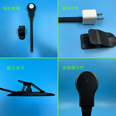 Cross-border exclusive LED eye-care direct-insert charging book clip light 200mA magnetic suction Amazon clip reading lamp