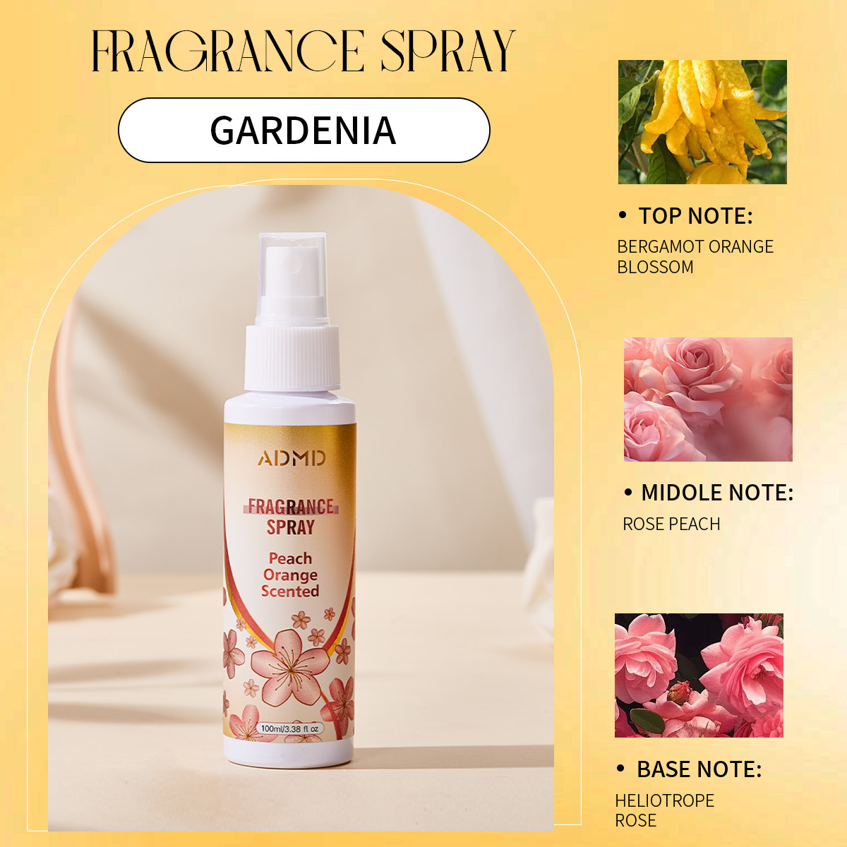 피치 오렌지 향 (수출판매 전용 제품, 국내 판매 금지, 구매는 기본 회사 면책 조항과 동일)