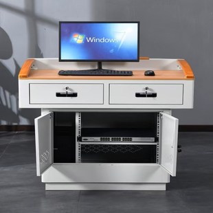 School Classroom Multimedia Platform Teacher Central Control Lecture Desk Campus Furniture Teacher Teaching Multimedia Lecture Platform