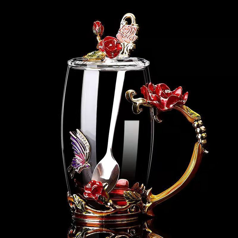Vaso de vidrio tallado de mujer de estilo europeo, regalo creativo para el hogar, decoración del día de San Valentín, tazas de cubiertos, tazas de agua
