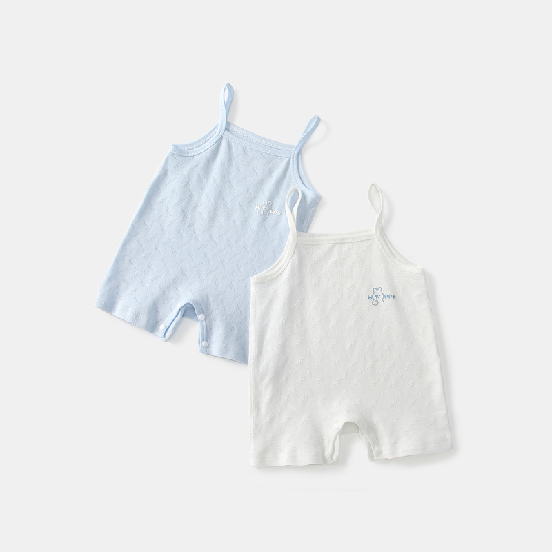 Baby Sling Jumpsuit Summer Sleeveless Thin Romper Newborn Pure Cotton Clothes Male and Female Baby Summer Clothes Baby Sling Jumpsuit Summer Sleeveless Thin Romper Newborn Pure Cotton Clothes Male and Female Baby Summer Clothes
