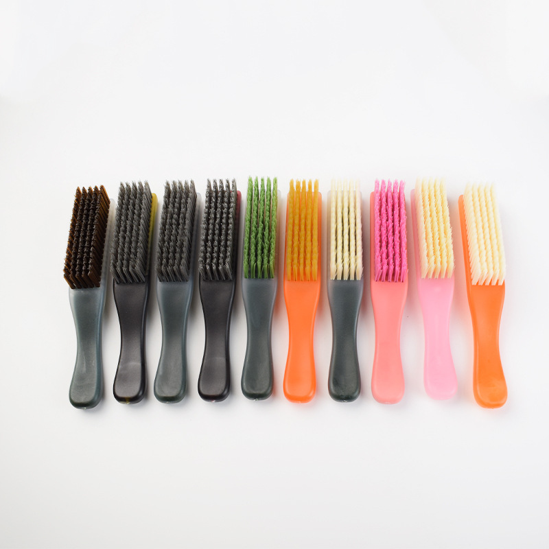 Orange Handle Beige Wear-Resistant Hard Nano Brush for Cleaning and Coloring Walnut Carving Tools with Brand Logo Orange Handle Beige Wear-Resistant Hard Nano Brush for Cleaning and Coloring Walnut Carving Tools with Brand Logo