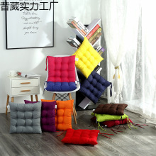 坐墊批發色磨毛加厚餐椅墊辦公室電腦椅子墊學生屁墊榻榻米座墊