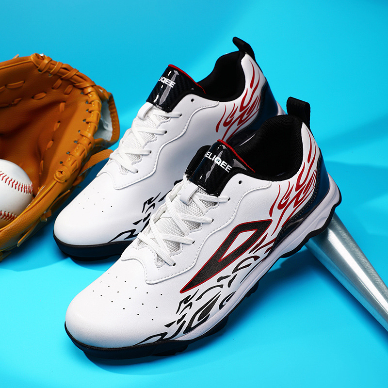 2025 New Men's Casual Sports Shoes Cross-Border Large Size Rubber Md Baseball Shoes