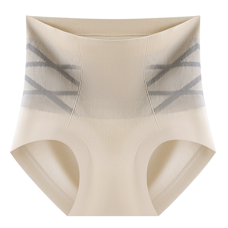 Cintura alta, abdomen, glúteos, 2024, nuevo 7A, algodón antibacteriano de alta potencia, entrepierna transpirable, posparto, ropa interior de mujer sin costuras