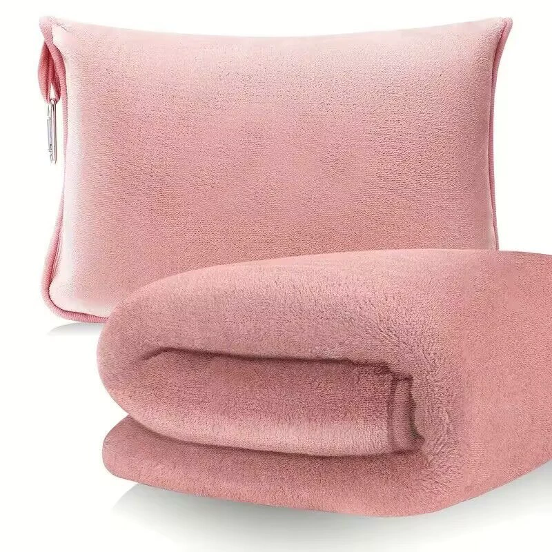 Внешняя торговля трансграничные портативные дорожные одеяла 2-в-1 фланцевые одеяла самолеты одеяла подушки одеяла