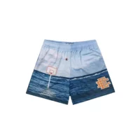 Шорты EE в американском стиле Ericemanuel Sixers76 человек Северная карточка команда шорты с цифровым принтом