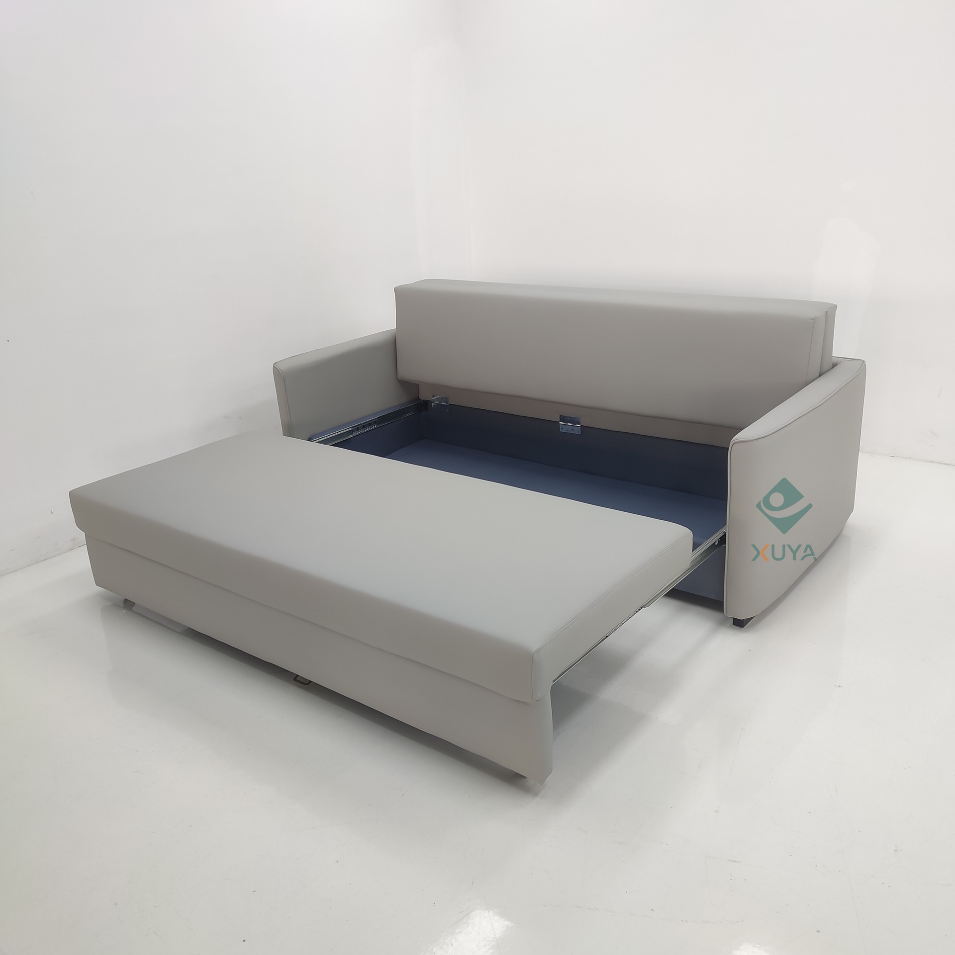 Sofá cama de aire moderno simple pequeño tipo de casa balcón sala de estar estudio doble uso almacenamiento multifuncional sofá cama plegable