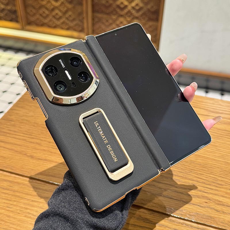 适用华为matex7手机壳双中轴铰链保护MATEX6镜头全包x5腕带支架壳
