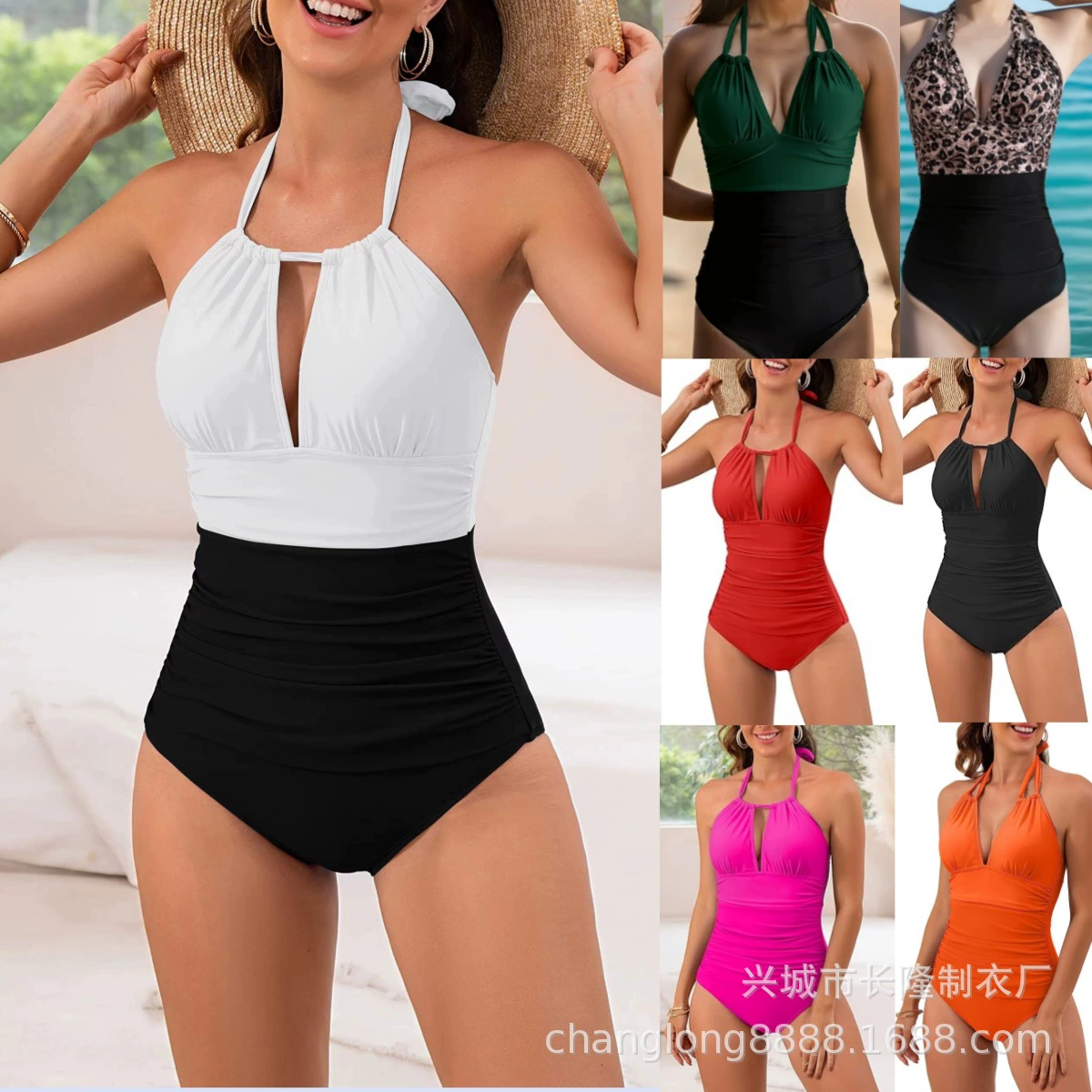 Colored swimwear, city style, European style, Aliexpress, wholesale, wish