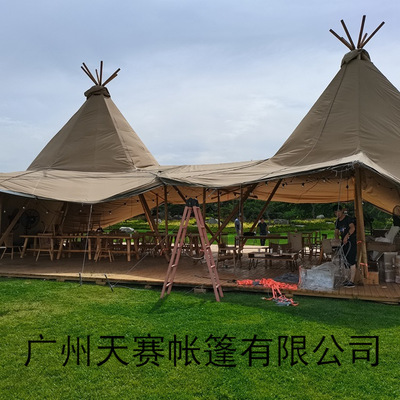 72 People /40/28/20 tipi Indiana Tent hotel leisure time exhibition tents Factory Outlet