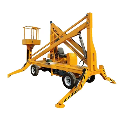 Arm Type Aerial Work Platform Diesel: Avtomobil fırlanan platformaları