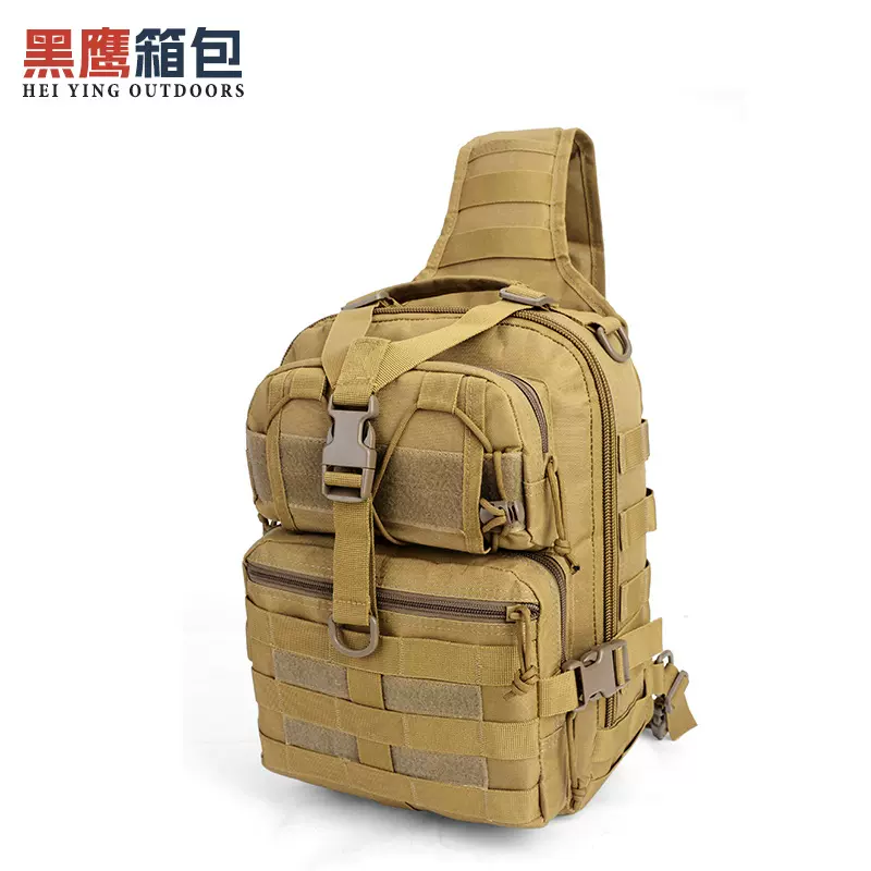 休闲单肩斜挎包男士胸包旅行包多功能潮流背包运动骑行邮差包男包