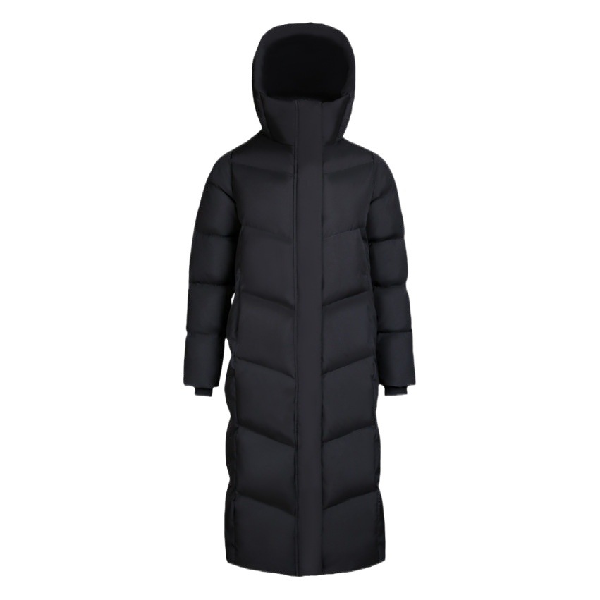 レディースダウンジャケット ロング丈 2025年冬新作 厚手 暖かい ダックダウン 女性用コート おしゃれ シンプル カレッジスタイル