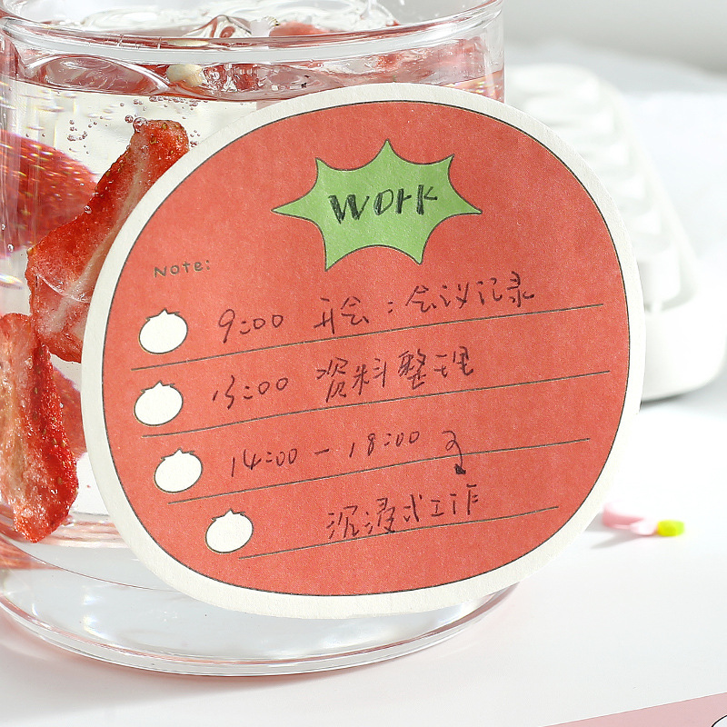 NOTE FOR Notas adhesivas Serie de máquinas expendedoras hermosas Notas de oficina de la vida diaria Mensaje Notas adhesivas de forma especial