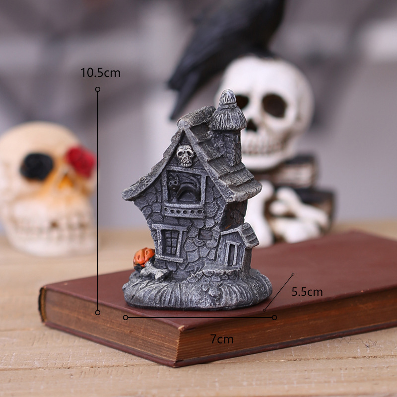 Decoraciones de Halloween Decoración de luz de viento Luz de vela electrónica LED Bar de Halloween Atmósfera de terror Accesorios de vestir