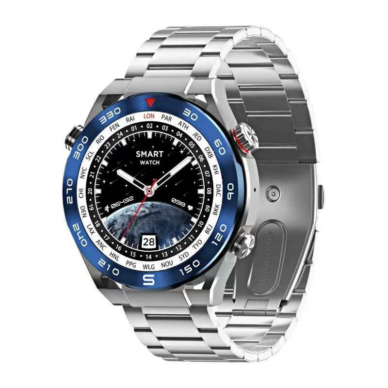 Смартфон HUAWE5G Android Watch Disc с большим экраном. Возможность подключения для загрузки данных о кислороде в крови, пульсе и спортивных часах.
