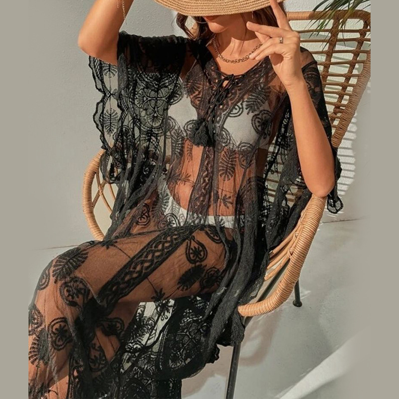 Womenu0027S Sexy Solid Color Polyester Cover Ups