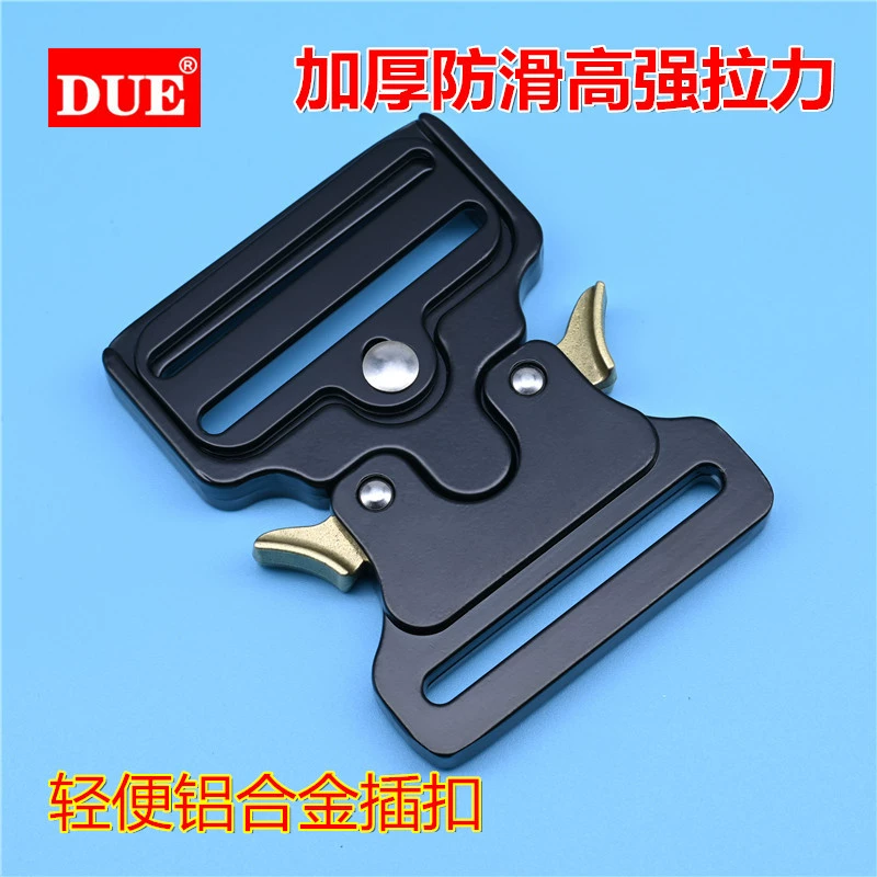 Новый продукт, 50 мм, пряжка из алюминиевого сплава, прочная противоскользящая металлическая пряжка, утолщенная тактическая пряжка, пряжка для холщового ремня