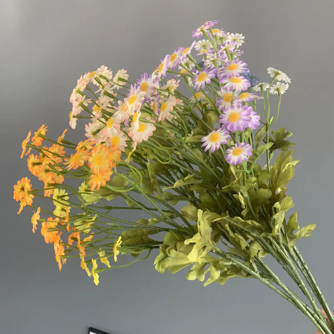 Artificial Chamomile 30 Heads Daisy Fake Flowers Home Soft Decoration Wedding Decoration Aisle Flower Arrangement Flower Arrangement