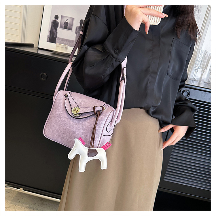 Sac pour femmes en PU de qualité haut de gamme sac Lindy mini petit sac à bandoulière mode Lindy sac pour femme sac de médecin sacs_voghion.com