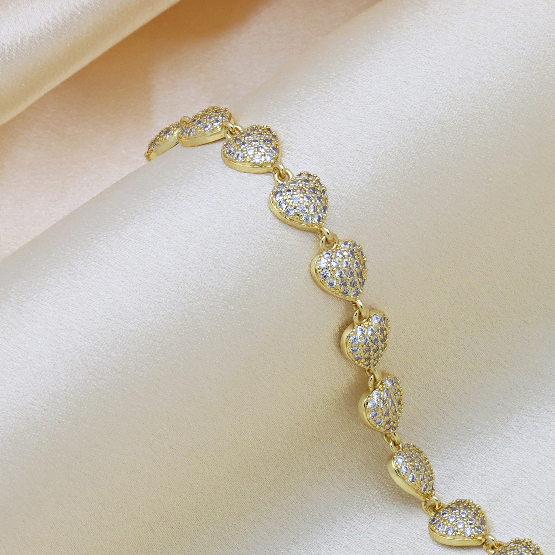 Bracelets Classification Copper Chain Material Copper Inlay Star Heart Shape Butterfly Zircon Bracelets