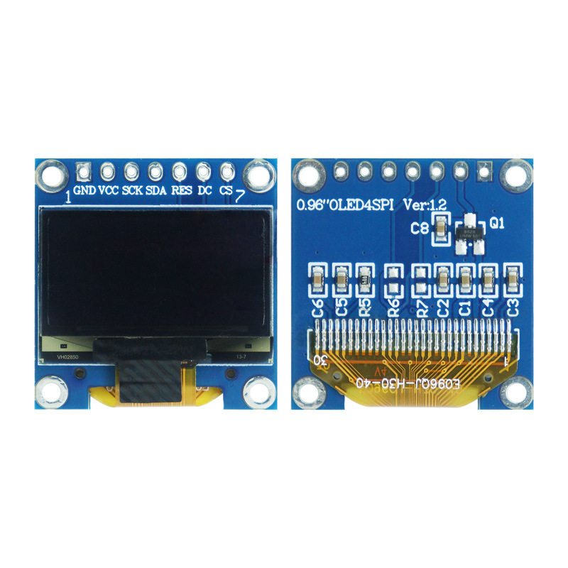 金逸晨0.96寸OLED液晶屏SSD1315小屏幕128x64显示器7针模块SPI|undefined