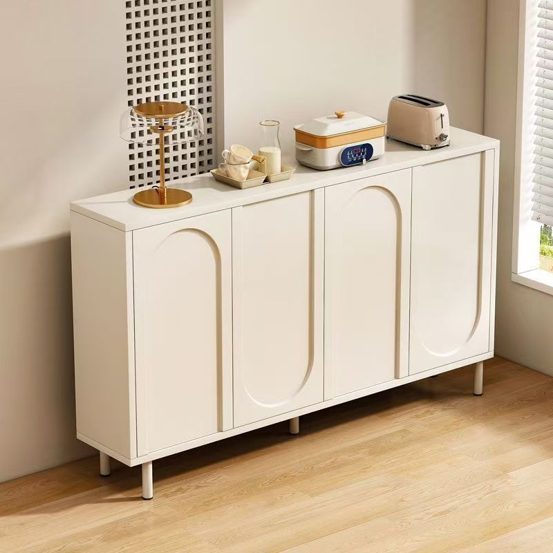 Light Luxury Cream Style Sideboard Against the Wall Integrated Storage Cabinet Living Room Tea Cabinet Side Cabinet Home Storage Cabinet Chest of Drawers