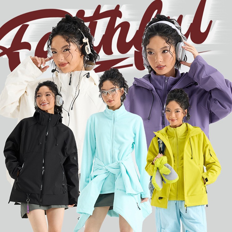 New Outdoor Workwear Zipper Plus Velvet Thickened American Functional Set Mountaineering Jacket Couple Style Three-In-One