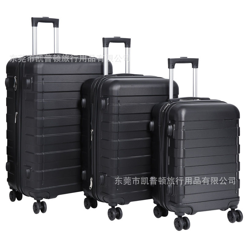 20inch 24inch Hard Suitcase Student Password Box Horizontal Stripe Boarding Case Men's and Women's Luggage Check-In Case Trolley Case