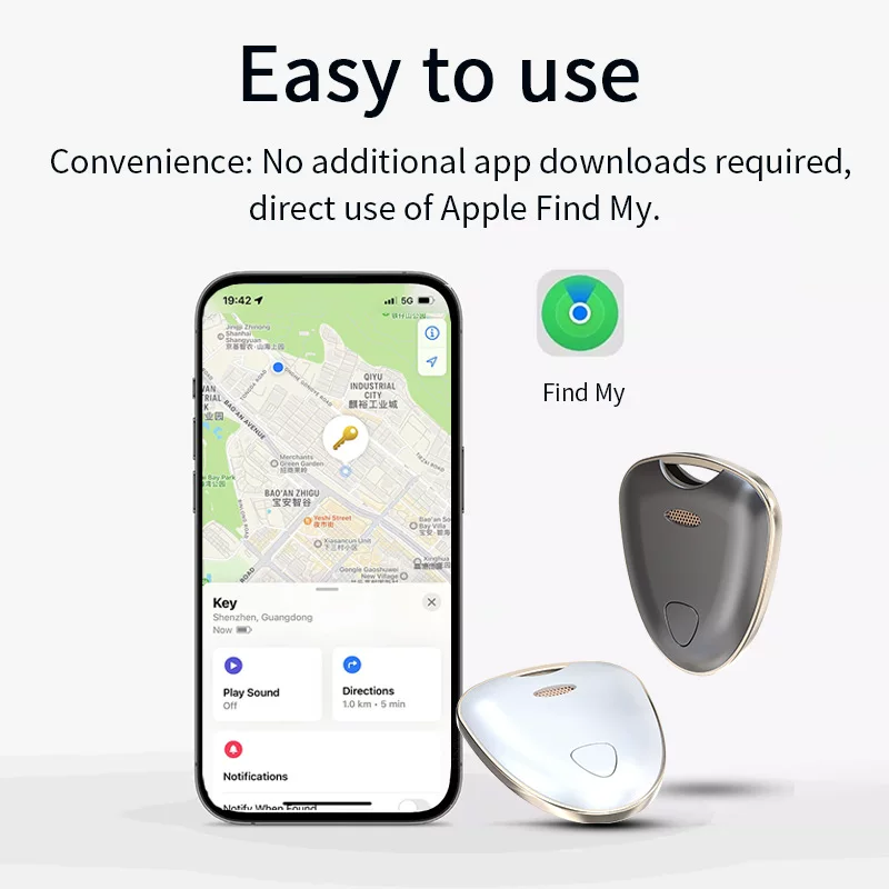 Подходящий для iOS антибросовый позиционер багажа кошелек для предметов, трекер найдений ITAG глобальный позиционер