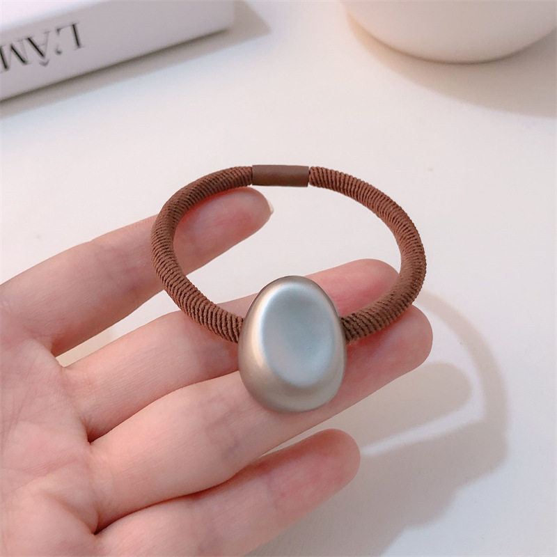 Estrellas metálicas irregulares anillo de cabello temperamento joven de alta elástica cola de caballo cuerda simple banda de goma adornos de cabello