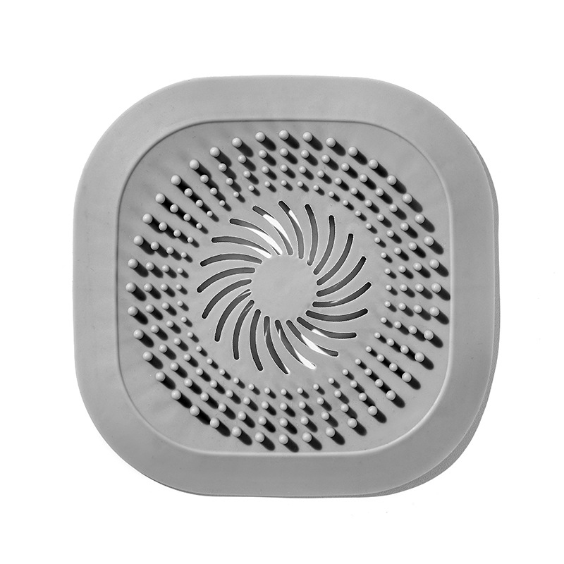 Fregadero de cocina cubierta de drenaje de piso de silicona desagüe del baño Filtro Anti-Cabello boca de alcantarillado Filtro Anti-bloqueo neto