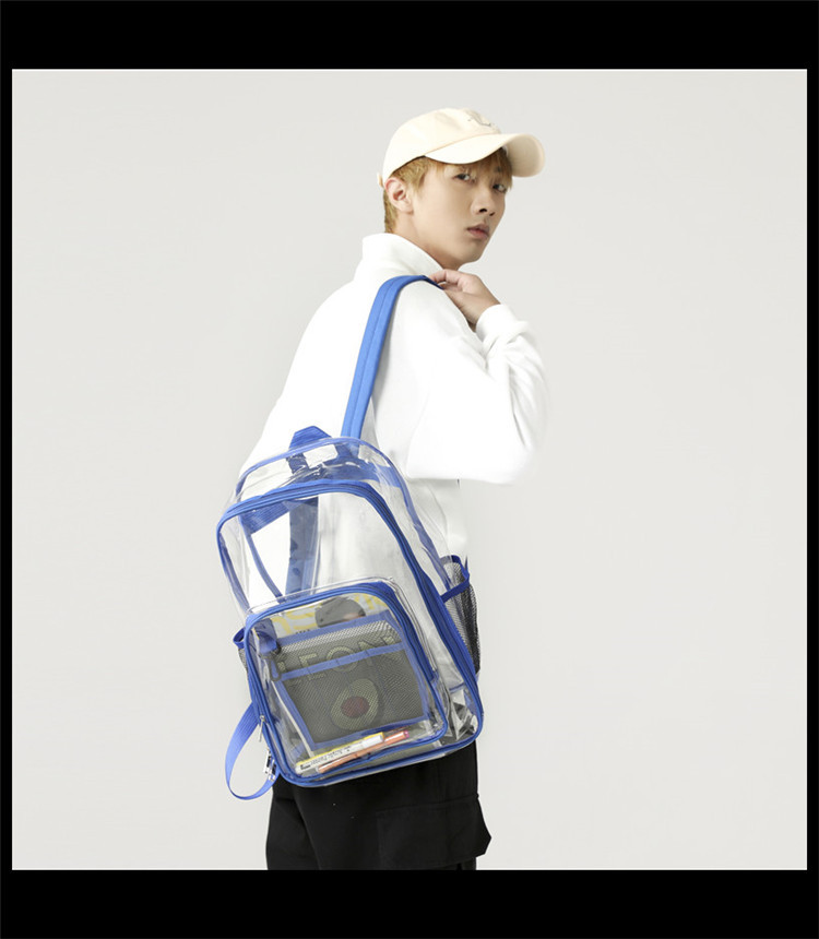 Wasserdicht Einfarbig Lässig Reisen Schulrucksack display picture 9