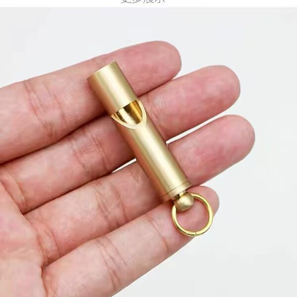 Brass whistle